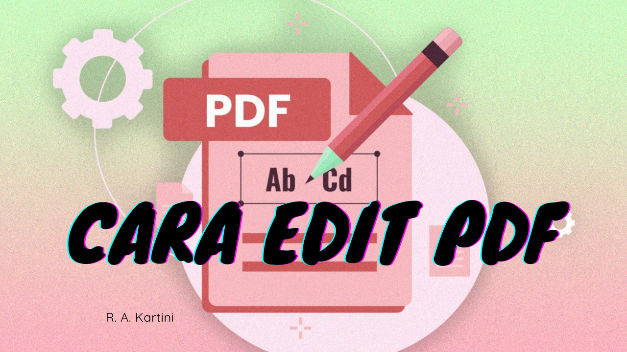 Cara mengedit file pdf